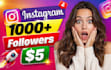 expand new 1,000 instagram followers