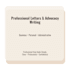 write professional letters and advocacy documents