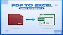 do data entry and convert PDF to excel