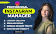 be your instagram manager and content creator monthly