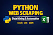 do python programming, automation scripts, and data tasks