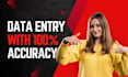 do fastest data entry in one day and internet resercher