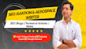 write SEO aviation articles and aerospace blog content that ranks on google