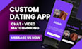 do dating app development with matchmaking and video chat