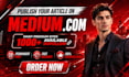 publish your article on medium,com high da sites with dofollow authority links