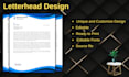 design your letterhead and invoice