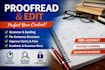 provide fast, professional editing and proofreading