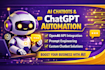 develop ai chatbots, chatgpt automation, openai API and prompt engineering