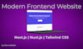 frontend website development nextjs nuxtjs