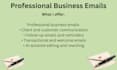 write professional emails and business communication