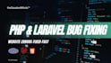 fix PHP, laravel, mysql, cpanel, hosting, and website errors