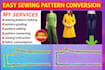 make sewing patterns, pattern grading, clo3d designs,