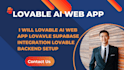 do lovable ai web app lovable supabase integration lovable backend setup