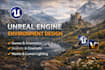do realistic level environment and design in unreal engine 5 3d game environment