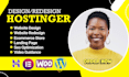 redesign wordpress website on hostinger website, redesign hostinger website