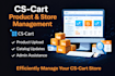 cs cart product and store management