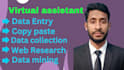do accurate data entry, copy paste, and web research