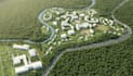 redesign 3d urban master plan, urban building structure, town house development
