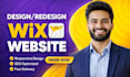 do wix website design,wix website redesign using wix studio