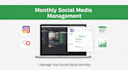 manage your social media monthly