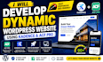 develop a dynamic wordpress website using kadence and acf pro