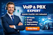 install and configure asterisk, freepbx, 3cx, fusionpbx, vitalpbx, softswitch