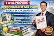 provide personalized tax plan backed by CPA strategy