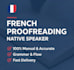 proofread and edit your french text for grammar and flow