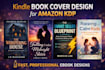 design two kindle book covers in 24 hours