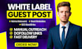 guest posting service white label niche relevant