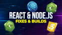 help you build or fix react, node js, and vanilla javascript web projects