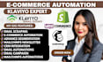 integrate klaviyo mailchimp shopify with woocommerce or other crms