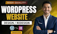 design responsive wordpress website with elementor pro expert seo friendly