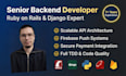 develop expert backend using django or ruby on rails