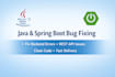 fix java spring boot bugs and backend issues