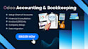 set up odoo accounting, inventory, bookkeeping and data migration
