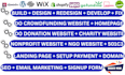 create edit crowdfunding website on webflow godaddy wordpress squarespace weebly