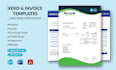 design a custom xero invoice template and professional invoice template