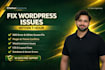 fix wordpress website errors, bugs, and issues fast