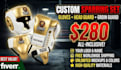 produce custom boxing gloves sparring sets