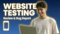 manually test your website and apps
