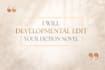 developmental edit your fiction novel