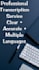 transcribe audio and video