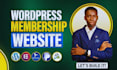 membership website subscription website with memberpress and paid membership pro