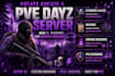 create a pve dayz server with ai, missions, and survival mechanics