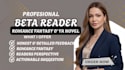 romance beta reader, fantasy beta reader, alpha beta reader, romance beta reader
