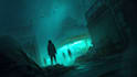do sci fi horror and fantasy scene concept art illustrations