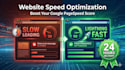 improve site speed, loading speed, and google pagespeed score