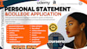 edit personal statement,statement of purpose, college application,law school phd