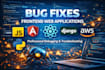 fix frontend bugs and optimize your web application